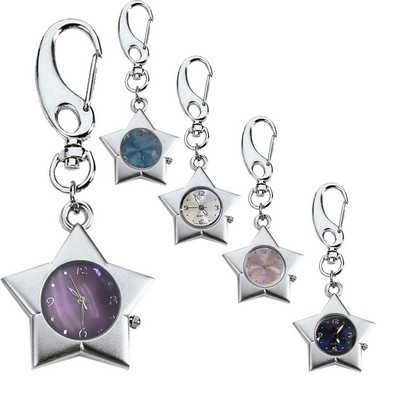 Star Shape Key Chain Watch