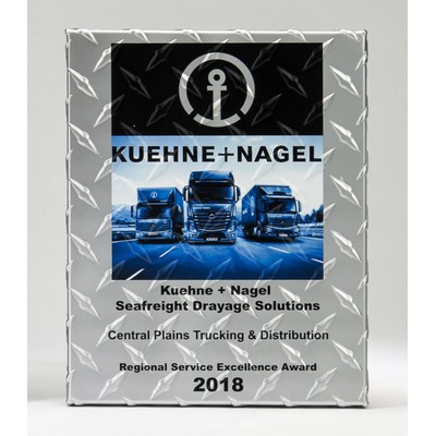 Diamond Plate Plaque (8"x10")