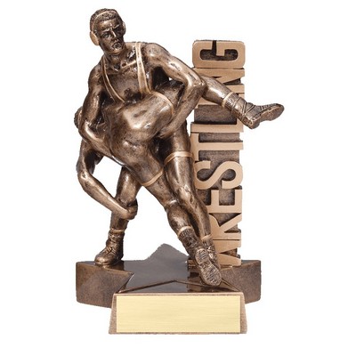 6.5" Wrestling Billboard Resin Series Trophy