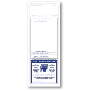 PAPER-BAK™ Addendum Stickers (Blue)