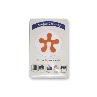 1.5" Magic Screen Cleaner Round w/Custom Backer Card