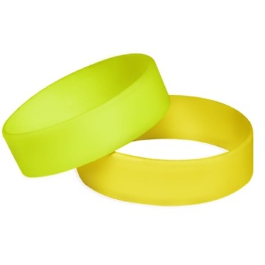 3/4" Blank Silicone Wristband