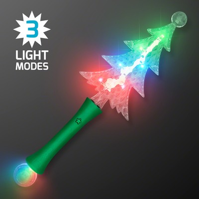 Crystal Christmas Tree Light Wand 13.5" - BLANK