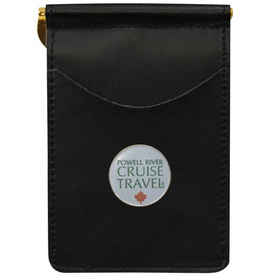 Leather Billfold with Domed Coin