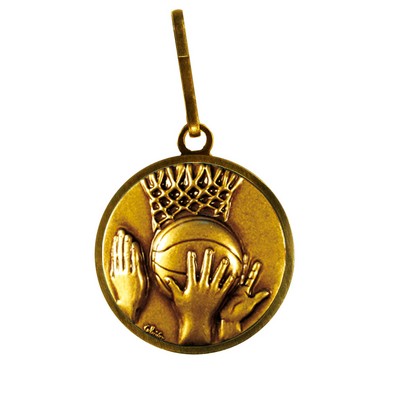 Zipper Pull with 1" Event- Basketball General