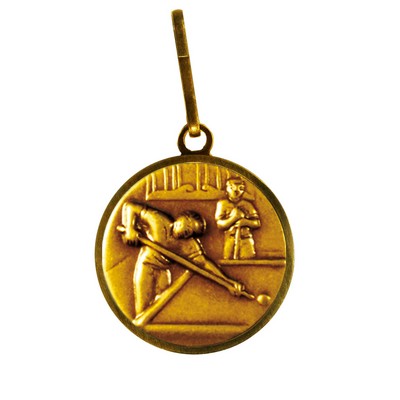 Zipper Pull with 1" Event- Billiards