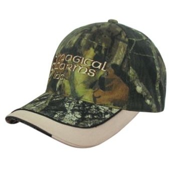 Camouflage Cap w/Solid Color Visor Insert