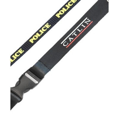5/8" Polyester Flat Lanyard