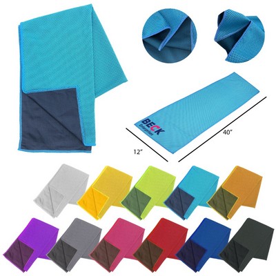 Premium Microfiber Cooling Towel (34" H x 11.5" W)