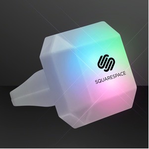 Emerald Cut LED Gem Ring - PRINTED