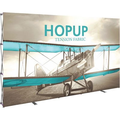 Hopup™ 13' Full Height Straight Display & Front Graphic