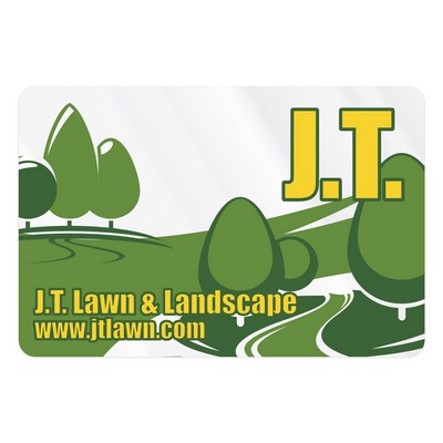 Rectangle Sticker | Round Corners | 4" x 6"| Clear Static | Static Face | Screen