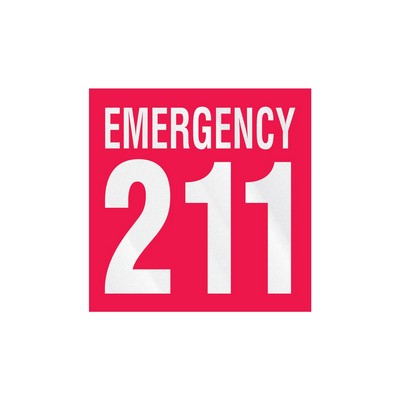 Square Sticker | Square Corner | 1 3/4" x 1 3/4" | Clear Static | Static Face | Screen