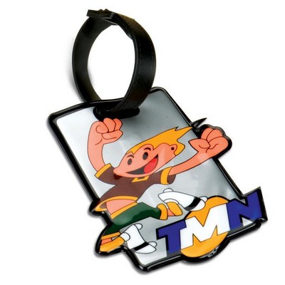 2D PVC Luggage Tag