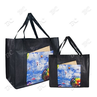100 GSM PET Non-Woven Shopper Tote Bag (18 x 15")