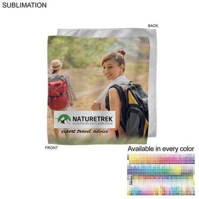 Microfiber Dri-Lite Terry Branding Towel, Sublimated Edge to Edge 1 Side (10"x10")