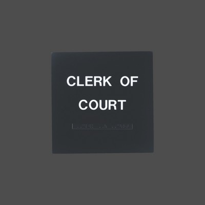 Plastic ADA Wall Sign (6"x6")