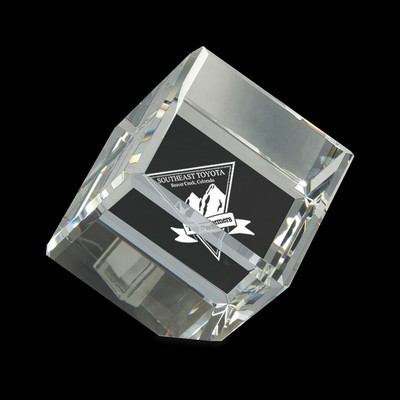 Crystal Cube Award (3"x4½")