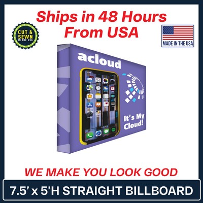 7.5' x 5' Billboard Display Kit - Made in the USA