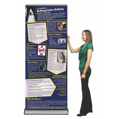 Bullying and Cyber Bullying Retractable Banner