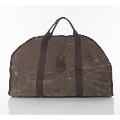 Waxed Canvas Log Carrier