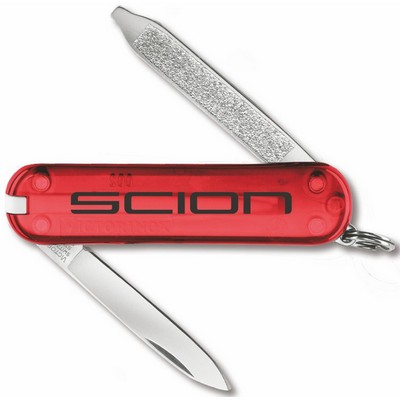 Swiss Army® Translucent Ruby Red Escort Knife