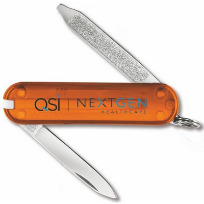 Swiss Army® Translucent Orange Escort Knife