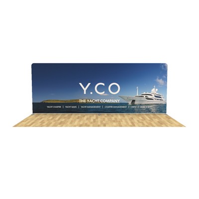 20' Straight Tension Fabric Display - 24 Hr Service