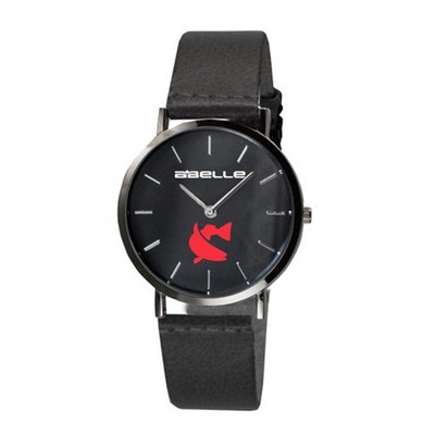 Men's Plexus Black Leather Strap