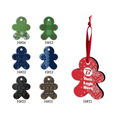 Full Color Christmas Ornament - Ginger Man