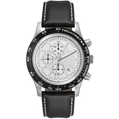 SELECT MS840 Series tachymeter Watch - Black Strap