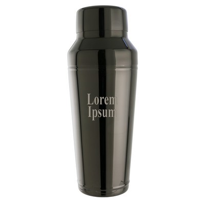 Speed-Pour™ Stainless Steel Cocktail Shaker w/Graphite Black Finish