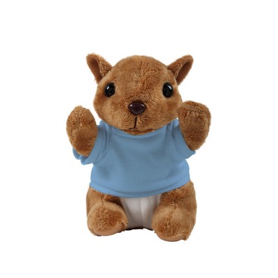 soft plush Squirrel with t-shirt