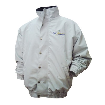 Men's Jacket w/Zip & Snap Closure