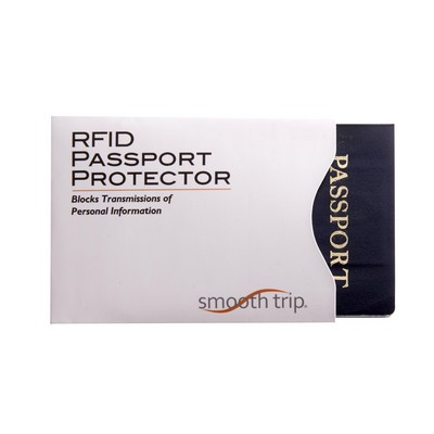White Smooth Trip Travel Gear by Talus® RFID Blocking Passport Protector