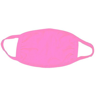 Light Pink Cotton Face Mask