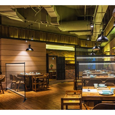 Adjustable Screen Sneeze Shield package (5' x 6ft)