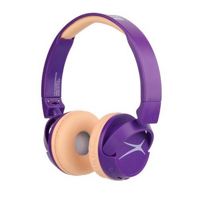 Altec Lansing® 2-in-1 Bluetooth & Wired Kid-Safe Purple Headphones