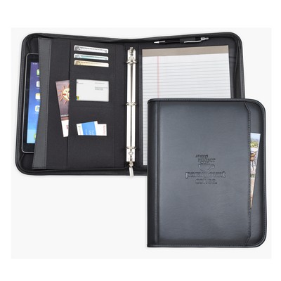 Letter Size Zippered Pad Folio