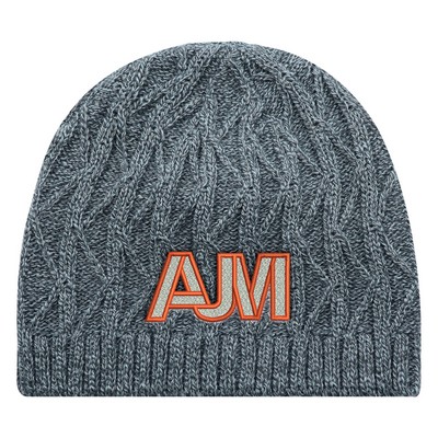 Jacquard Cable Knit Board Toque