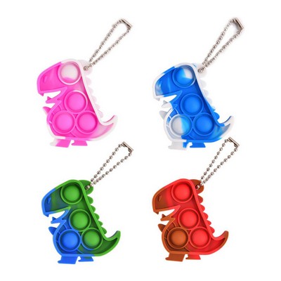 Push Bubble Fidget Sensory Toy With Keychain