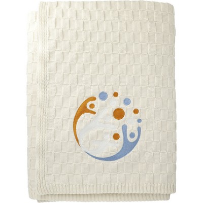 Made*Here New York Basketweave Cotton Blanket