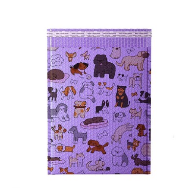9.9 x 11.8" Purple Poly Bubble Mailer Self Seal Padded Envelope for Shipping/ Packaging/Mailing