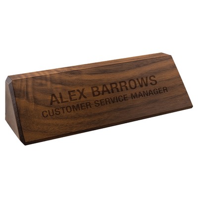 Genuine Walnut Desk Wedge
