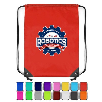 Bulk Polyester Drawstring Backpack