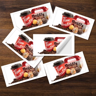 2" x 1" Rectangle Sticker