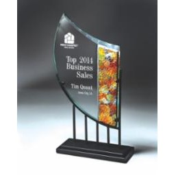 7½" Best Sales Consultant Art Glass Sculpture