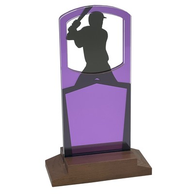 Baseball – Men's Award Natual Wood Base