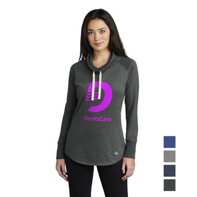 New Era® Women's Sueded Cotton Blend Cowl Tee