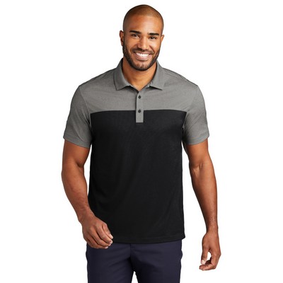 Port Authority® Fine Pique Blend Blocked Polo